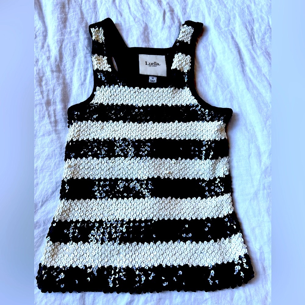 Luella sequined tank top